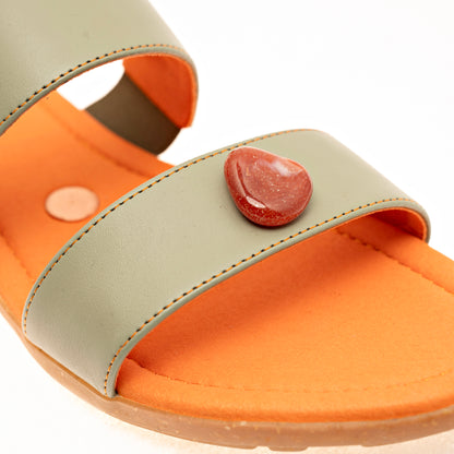
55:55 Timeless Arc women's grounding shoes with Carnelian crystal