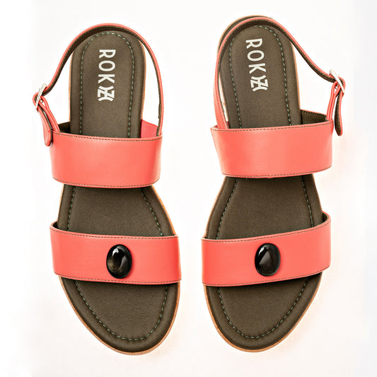 5555 Coral with Golden Sheen Obsidian