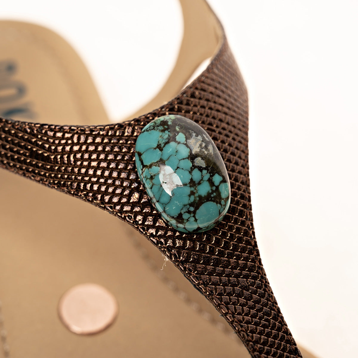11:11 Chocolate serpentine with Tibetan Turquoise