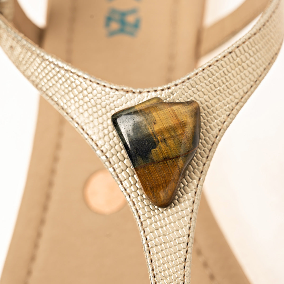 11:11 Platinum Serpentine with Rough Tiger Eye