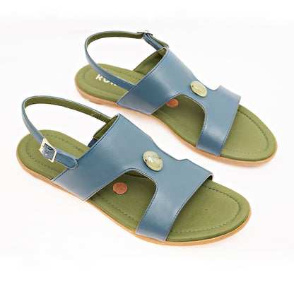 7777 Denim with Prehnite