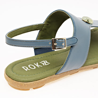 7777 Denim with Prehnite