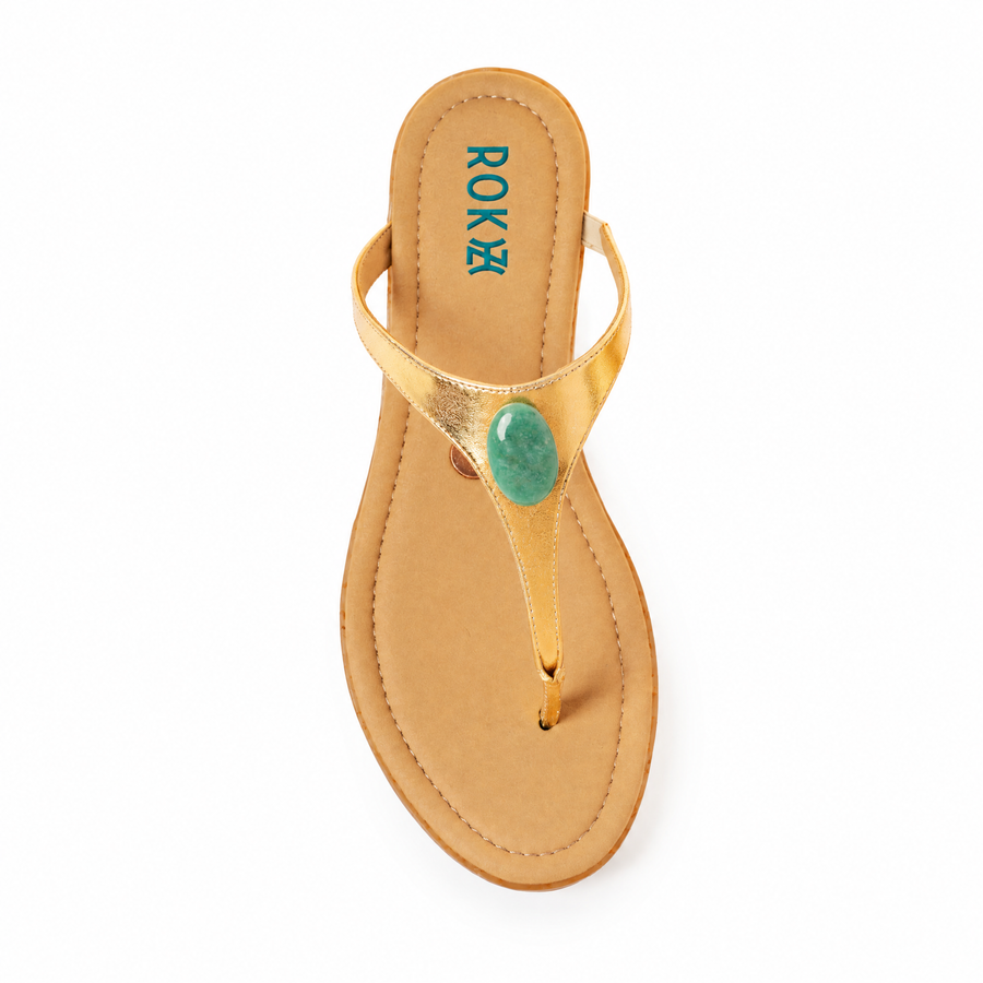 12:12 Minimalist Muse in Gold with Amazonite