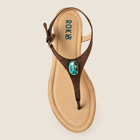 11:11 Grounded Goddess women's grounding shoes with Tibetan Turquoise crystal