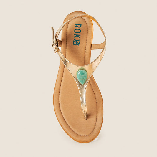 11:11 Grounded Goddess women's grounding shoes with Amazonite crystal