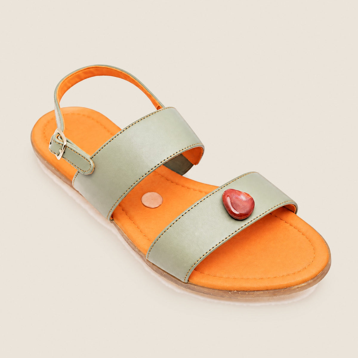 
55:55 Timeless Arc women's grounding shoes with Carnelian crystal