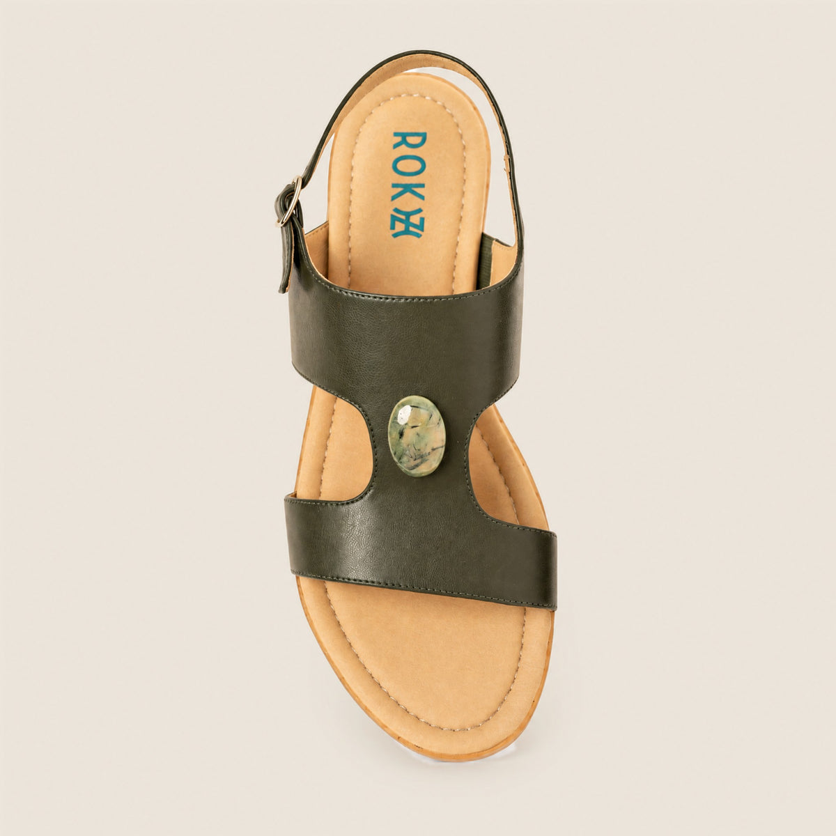
77:77 Iconic H women's grounding shoes with Prehnite crystal