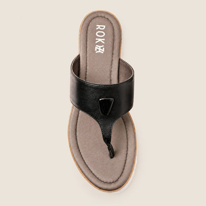 
88:88 Gaia Band women's grounding shoes with Black Onyx crystal